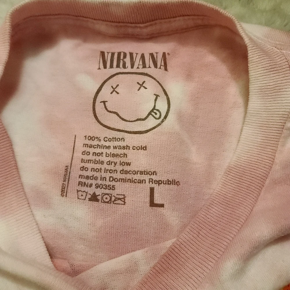 Nirvana tie dye pink. Unisex - Picture 4 of 4